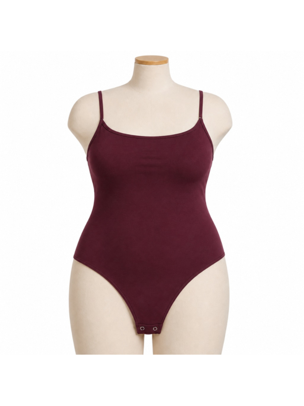 Women's Plus Size Wild Fable ButterBliss Thong Bodysuit – Maroon – Size 3XL –NWT